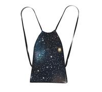 YQxwJL Constellation Star Clusters Galaxies - Mochila plegable con cordón ajustable de gran capacidad, bolsa de gimnasio para mujeres y hombres