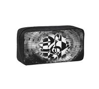 YQxwJL Estuche organizador de lápices con diseño de clave musical de gran capacidad, resistente al desgaste, bolsa organizadora para maquillaje de oficina