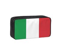 YQxwJL Estuche organizador de lápices con estampado de bandera de Italia de gran capacidad, resistente al desgaste, bolsa organizadora para maquillaje de oficina