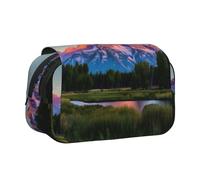 YQxwJL Grand Teton - Estuche organizador de lápices con estampado de parque nacional, gran capacidad, portátil, con cremallera, para oficina y hogar