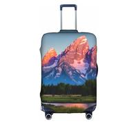 YQxwJL Grand Teton National Park - Funda elástica para equipaje de viaje, para maleta de 18 a 32 pulgadas, Blanco, Large