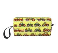 YQxwJL Green Fields - Bolsa de cosméticos de viaje con impresión de máquina de agricultura, regalos para mujeres, bolsas de maquillaje portátiles para mujeres, madre y hermana, Blanco, Talla única