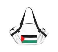 YQxwJL Manta de picnic y bolsa de mano 2 en 1 con estampado de bandera de Palestina, alfombra de playa al aire libre de 94 cm, cubierta plegable para el suelo para acampar