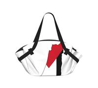 YQxwJL Manta de picnic y bolsa de mano 2 en 1 con estampado de mapa de la bandera de Palestina, alfombra de playa al aire libre de 94 cm, cubierta plegable para el suelo para acampar