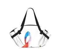 YQxwJL Manta de picnic y bolsa de mano 2 en 1 con estampado de música colorida para exteriores, alfombra de playa plegable de 94 cm para acampar