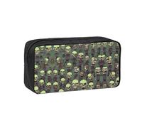 YQxwJL Many Zombies - Estuche para lápices de gran capacidad, bolsa de tela Oxford 600D con cremallera resistente, suministros escolares