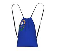 YQxwJL Mochila con cordón con estampado de bandera del estado de Nevada, mochila de cuerda para viajes a la playa para uso diario