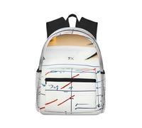 Yqxwjl Mochila con estampado de estilo graffiti de música para mujeres y hombres, mochila portátil para libros, mochila de viaje informal ligera, Fórmula matemática, One Size