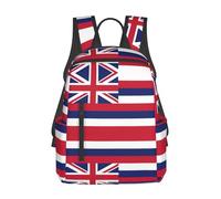 YQxwJL Mochila ligera con estampado de bandera austriaca, bolsa para libros de viaje, mochila universitaria, mochila para computadora portátil para hombres y mujeres, Bandera de Hawái, One Size