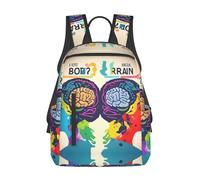 YQxwJL mochila ligera con estampado de ciervos de oso de cabaña, bolsa para libros de viaje, mochila universitaria, mochila para computadora portátil para hombres y mujeres, Beneficio cerebral