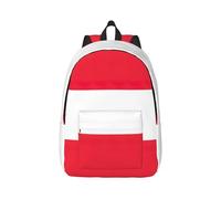 YQxwJL Mochila para computadora portátil de lona con estampado de bandera cubana Bolsa de viaje informal al aire libre mochila de libros para hombres mujeres, Bandera austriaca, M