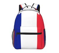 YQxwJL Mochila para portátil con estampado de bandera austriaca elegante mochila para libros universitaria mochila de viaje de negocios para hombres mujeres, Bandera de Francia, One Size