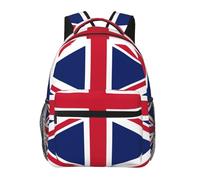 YQxwJL Mochila para portátil con estampado de bandera austriaca elegante mochila para libros universitaria mochila de viaje de negocios para hombres mujeres, Bandera británica, One Size