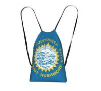 YQxwJL Mochila plegable con cordón con estampado de la bandera de Dakota del Sur, bolsa de gimnasio de gran capacidad, para mujeres y hombres