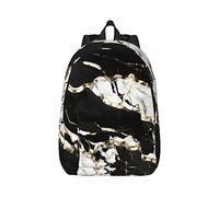 YQxwJL Muchos coloridos dibujos animados dinosaurios impresión lona portátil mochila de viaje casual al aire libre mochila de día bolsa de libros para hombres mujeres, Textura de mármol blanco y