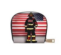 YQxwJL Portatarjetas de crédito con estampado de bandera de Estados Unidos, diseño de rayas rojas, cartera pequeña para mujeres, organizador de tarjetas de crédito para hombres, Blanco, Talla única