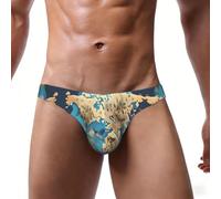 YQxwJL World Geography - Calzoncillos para hombre con estampado de mapa de geografía mundial, ropa interior suave para hombre, paquete de S a 4XL, Negro, Large