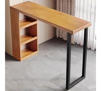 Yqyc Mesas Altas de Bar, Mesa Alta Cocina con Almacenamiento y Estructura Metálica Robusta, Ideal para Estudios, Pasillos, Oficinas y Salas de Estar(100x105x45cm/39x41x17in)