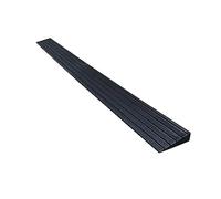 Yqyc Rampa De Plástico para Bordillos, Rampa De Umbral Portátil, Elevación De 2-7 Cm, para Interior O Exterior, Baño, Puertas, Entrada De Supermercados (Color : Black, Size : 100x10x4cm)