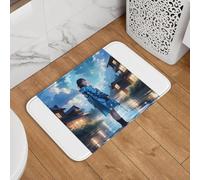 YQZQJEXW Copia de Copia de Weathering with You Felpudos Elegantes Alfombras de baño Alfombras de baño