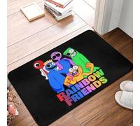 YQZQJEXW Felpudo Rainbow Friends Supersuave y Absorbente para baño y Entrada