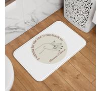 YQZQJEXW Quiero ser el Que corres de Vuelta a la película Purple Hearts felpudos Elegantes Alfombrillas de baño alfombras y Cojines.