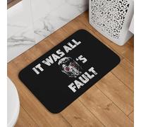 YQZQJEXW Todo fue Culpa de Quill Felpudos Elegantes Alfombras de baño Alfombras Mat Road