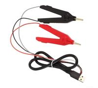 YR1035+ - Accesorios para probador de resistencia interna de batería para modelos YR1030+/YR1035+, clip Kelvin, soporte, sonda de 4 pines, punta de bolígrafo resistente (clip de 1030 Kelvin)