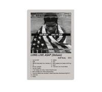 YRAEYWAER Long. Live. By ASAP Rocky Posters - Póster estético decorativo moderno para dormitorio, sala de estar, decoración de pared, 50 x 75 cm, estilo sin marco