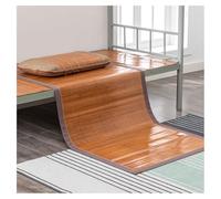 YRCHang Colchoneta Colchón Bambú Estera para Dormir, Cama De Bambú De Un Solo Estudiante, Colchón Plegable Y Fresco con Caja De Almohadas De Cama De Verano(Size:100x190cm)
