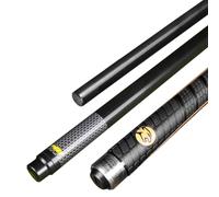 YRCHang Taco de Billar de Carbono, Palo de Piscina 58" 13mm Romper/Salto Hecha A Mano 3 Piezas Cue de Piscina de Billar con Protectores de Junta 19-21oz