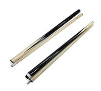 YRCHang Taco de Billar Set of 2, 50CM 68CM 90CM 122CM Cortos Palo de Billar de Madera para Espacios reducidos y Adolescentes, Pool Cue Juego de 2(Color:120CM 1/2)