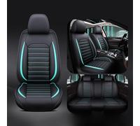 YRCTHEK Funda Asiento Coche Fundas Asientos Coche Universales Juego Completo de Fundas de Cuero Impermeables 5 Asientos Compatible con Seat Ibiza 2009-2017,B