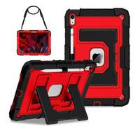 YRDUKJFDJ Bolsa para Tableta, Funda For iPad Air 11" M3/M2 (2025/2024) Shockproof Heavy Duty Case,Tri-Layer Rugged Hard PC Bumper Kickstand Protective Cover(D)