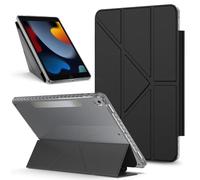 YRDUKJFDJ Bolsa para Tableta, Funda For iPad Air 3 Case 10.5 Inch Detachable Magnetic Cover Slim Protective Tablet Cases, Multi-Angle Viewing Clear Transparent Stand Shockproof Back Shell(Svart)