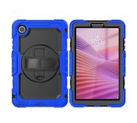 YRDUKJFDJ Bolsa para Tableta, Funda For Lenovo Tab One 8.7 Inch Case K9 TB305FU with Screen Protector, Shockproof Rugged Case 360° Rotating Hand Strap/Stand For Lenovo Tab One 8.7 Inch(BLU)
