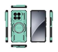 YRDUKJFDJ Caso Trasero del teléfono Compatible with Xiaomi 15 5G(Domestic Version) Full Body Rugged Shockproof Hard Thin Solid Support Wireless Charging Case(Ye?il)