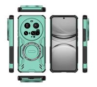 YRDUKJFDJ Caso Trasero del teléfono Compatible with Xiaomi 15 Ultra 5G Full Body Rugged Shockproof Hard Thin Solid Support Wireless Charging Case(Ye?il)