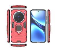 YRDUKJFDJ Compatible con la Funda del teléfono Vivo X200, Funda Delgada con Soporte For PC y Cubierta de TPU con Soporte(Rosso)