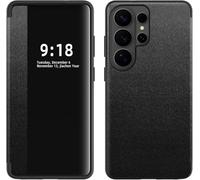 YRDUKJFDJ Flip Case For Samsung Galaxy S26 Ultra 5G Case,Slim Flip Case Protective Phone Case Drop Protection Shockproof Protective Cover For Samsung Galaxy S26 Ultra(Svart)