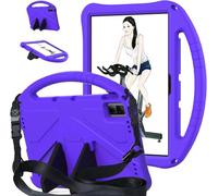 YRDUKJFDJ For Huawei MatePad 10.4" (2022/2020) Funda Ligera for Tableta EVA con Correa Ajustable, asa a Prueba de Golpes y Soporte Protectora portátil(Purper)