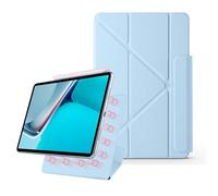 YRDUKJFDJ For Huawei Matepad 11"(2021),Magnetic Attachment Slim Trifold CAS Auto Wake/Sleep,Multi-Viewing Angles,Slim Light Shell Cover(BLU)