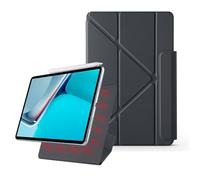YRDUKJFDJ For Huawei Matepad 11"(2021),Magnetic Attachment Slim Trifold CAS Auto Wake/Sleep,Multi-Viewing Angles,Slim Light Shell Cover(Svart)