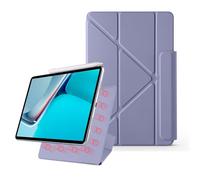 YRDUKJFDJ For Huawei Matepad 11"(2021),Magnetic Attachment Slim Trifold CAS Auto Wake/Sleep,Multi-Viewing Angles,Slim Light Shell Cover(Purple)