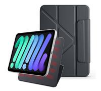 YRDUKJFDJ For iPad Mini (6th Generation) 8.3-Inch,Magnetic Attachment Slim Trifold CAS Auto Wake/Sleep,Multi-Viewing Angles,Slim Light Shell Cover(Svart)