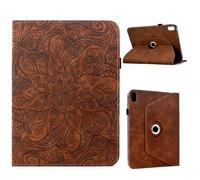 YRDUKJFDJ For iPad Mini 7 (A17 Pro) 2024/ Mini 6 8.3 Inch Case Slim PU Leather Stand Folding Folio Cover Rotating Stand Leather Cover Protective Shell for Mini 7th/6th Generation 8.3"(Brown)