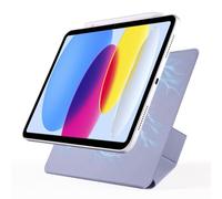 YRDUKJFDJ For iPad Pro 12.9 Inch 2021 Case,Magnetic Attachment Slim Trifold CAS Auto Wake/Sleep,Multi-Viewing Angles,Slim Light Shell Cover for iPad Pro 12.9 Inch (2021(Purple 2)