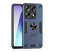 YRDUKJFDJ For Motorola Signature 5G Phone Case with Kickstand & Shockproof Military Grade Drop Proof Protection Rugged Protective Cover PC Matte Textured Sturdy Bumper Cases(BLU)