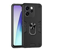 YRDUKJFDJ For OPPO Reno 15 5G/Reno15 Pro 5G 151mm Phone Case with Kickstand & Shockproof Military Grade Drop Proof Protection Rugged Protective Cover PC Matte Textured Sturdy Bumper Cases(Svart)