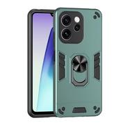 YRDUKJFDJ For OPPO Reno 15 5G/Reno15 Pro 5G 151mm Phone Case with Kickstand & Shockproof Military Grade Drop Proof Protection Rugged Protective Cover PC Matte Textured Sturdy Bumper Cases(Dark Green)